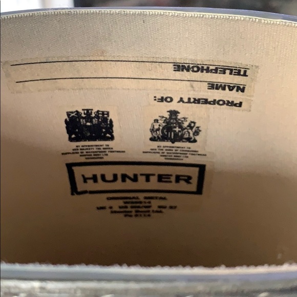 Women’s original tall Silver Hunter rain boots 6 - Picture 16 of 16